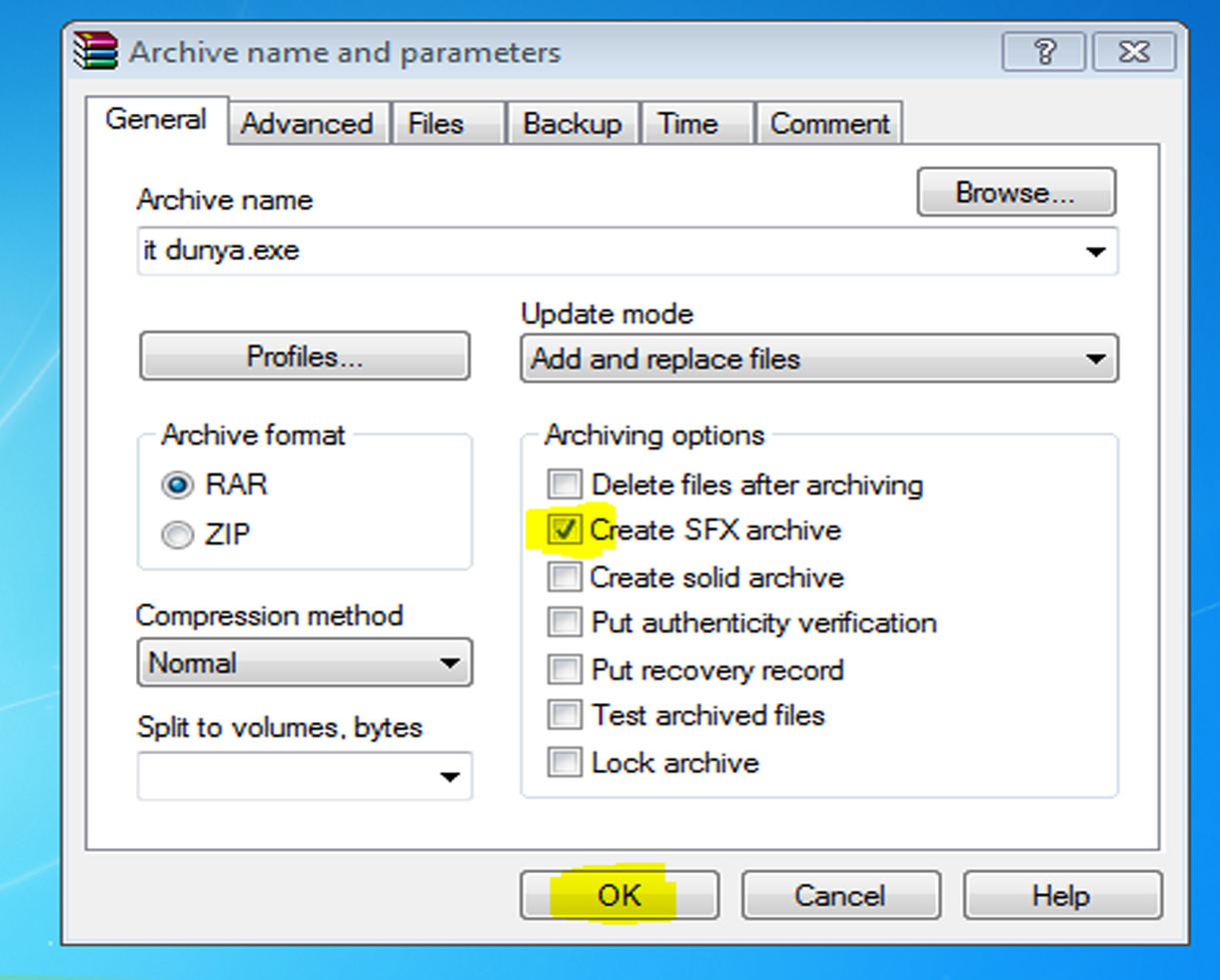 How To Create SFX File Bali Trix Zone