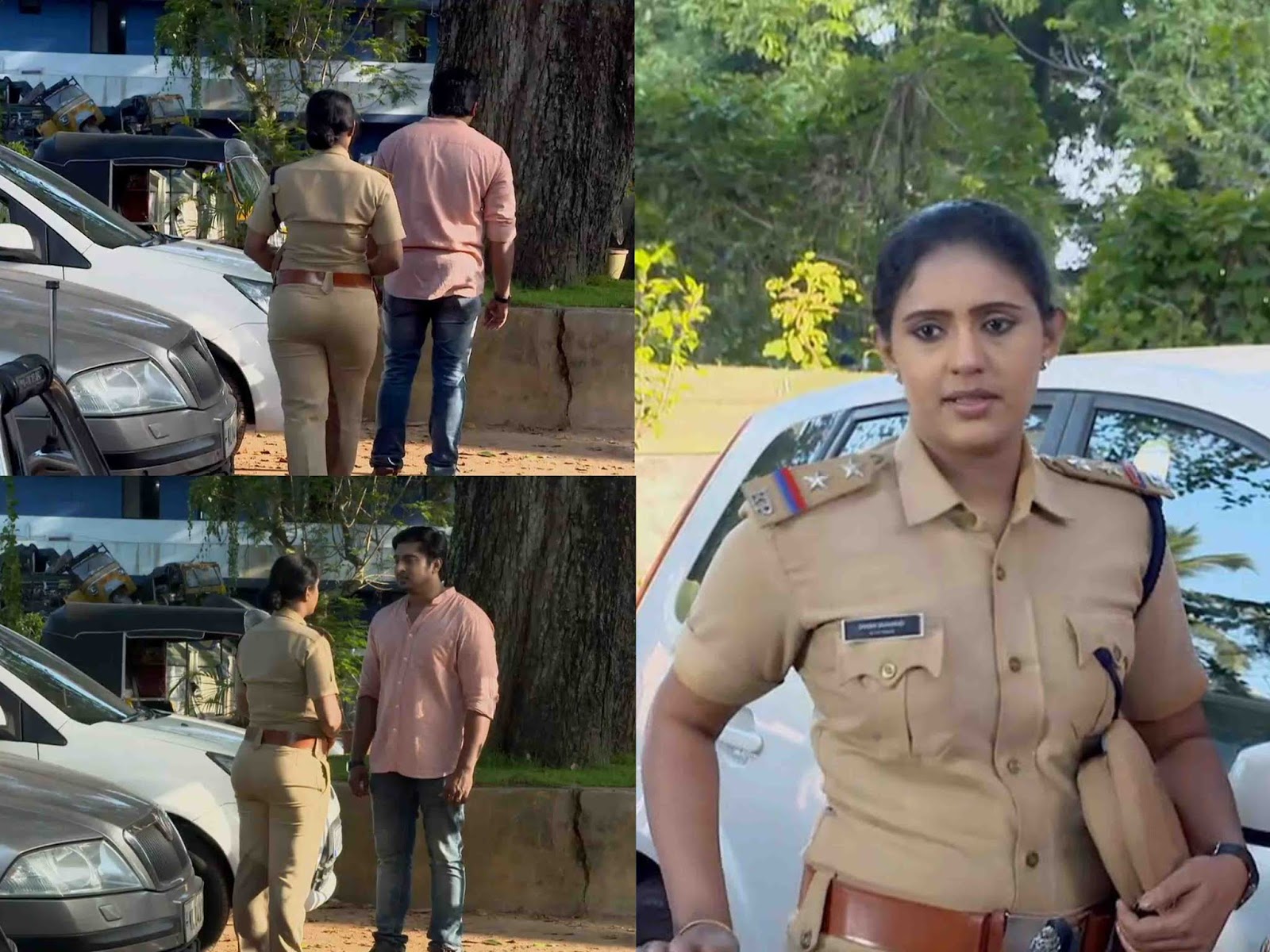 Surya Mohan Hot Sexy Photos In Police Uniform Malayalam