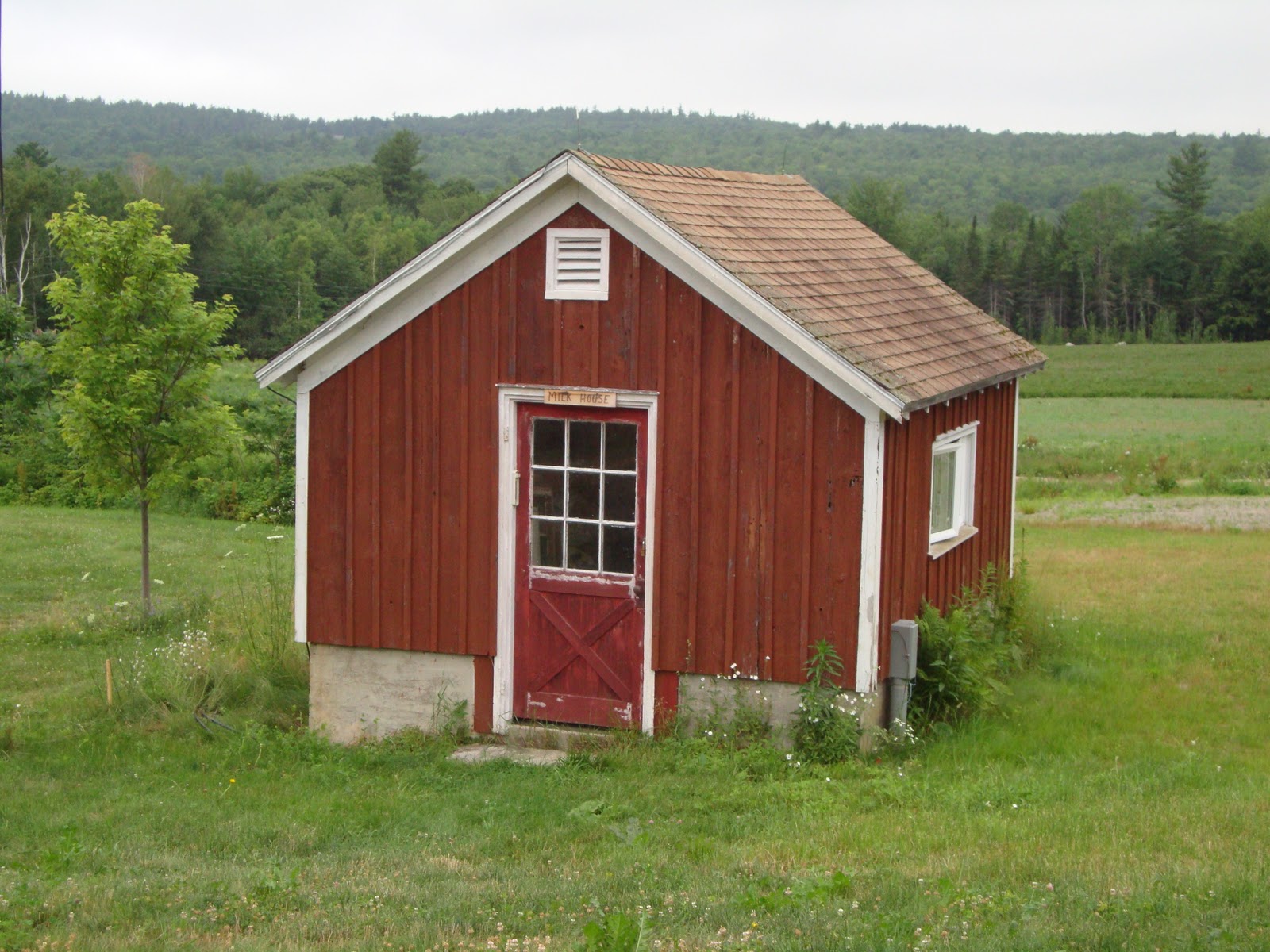 Lakeshore Farm Milk House Converted to Farm Office August 2010