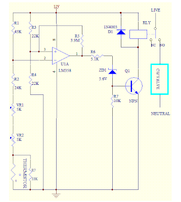 Room Thermostat circuit
