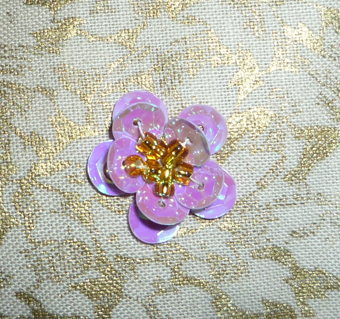 BAS Week 81 Sequin Flower with Tutorial