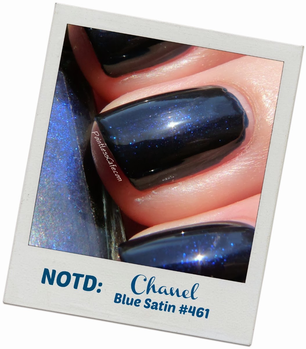 Kilde lærred beruset Pointless Cafe: Nail of the Day: Chanel Blue Satin #461