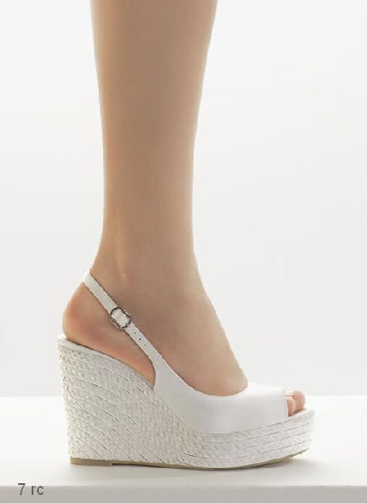chaussures de mariée blanche