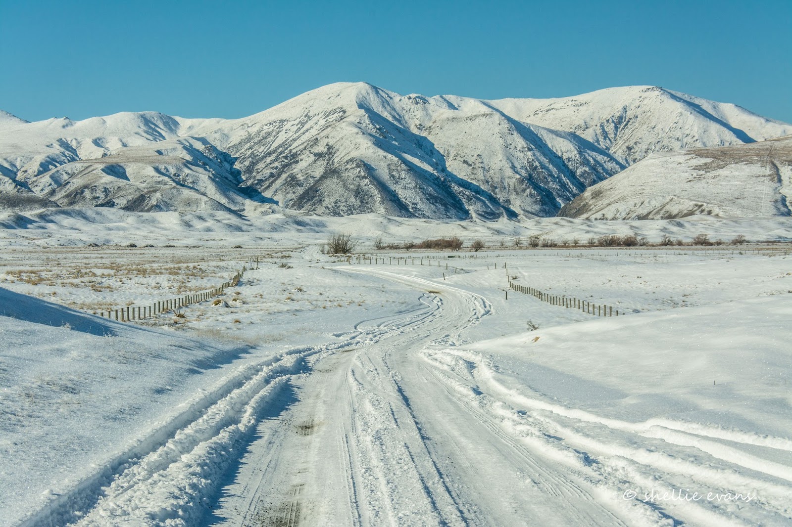 Two Go Tiki Touring Snow Over Ashburton Lakes Canterbury