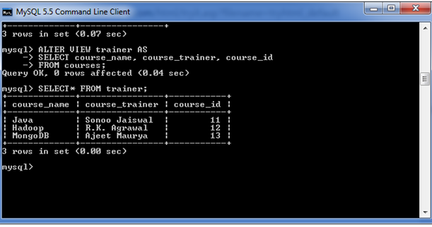 MySQL VIEW - MySQL Taiwan
