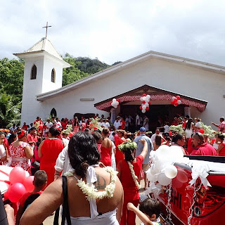 traditional Marquesa wedding Hiva Oa Atuona Marquesa locals, french polynesia, cruiser activities