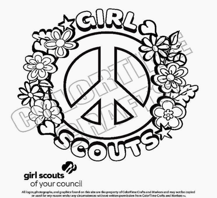 Girl Scout Coloring Sheets Free Coloring Sheet