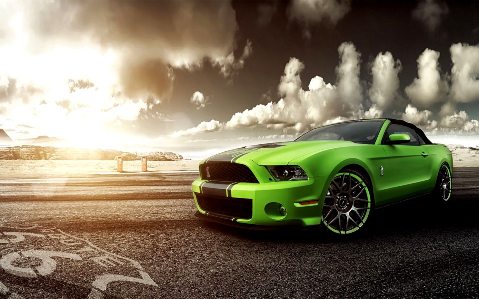 Green 1967 Ford Mustang Shelby Gt500 Wallpaper | View ...