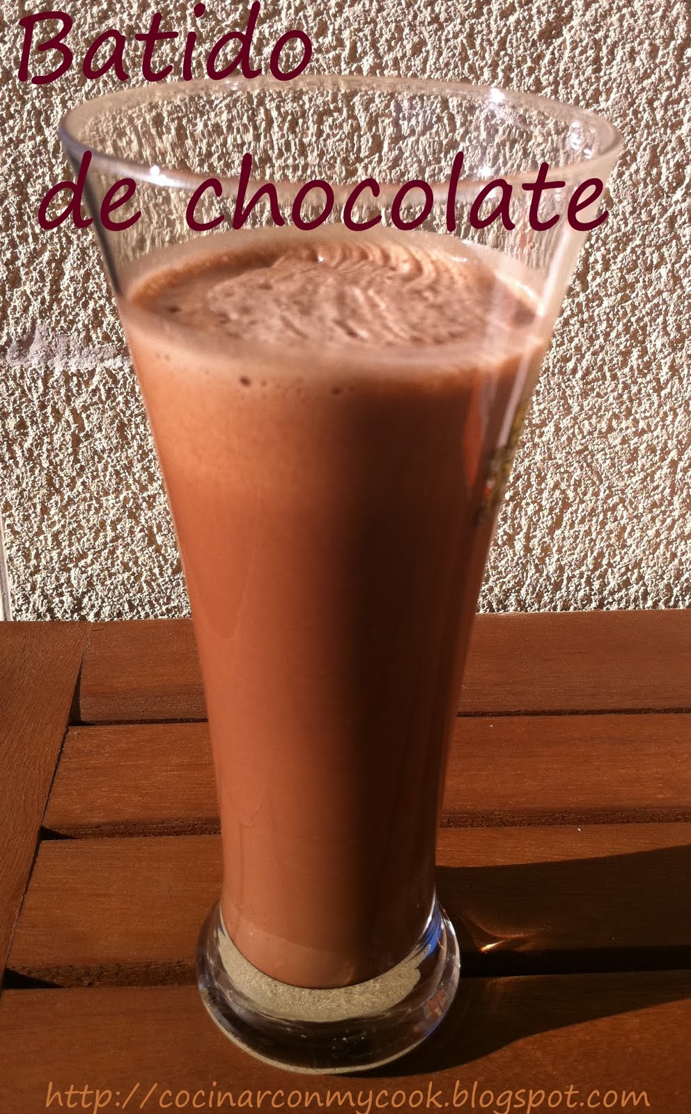 Cocinar con MyCook BATIDO DE CHOCOLATE