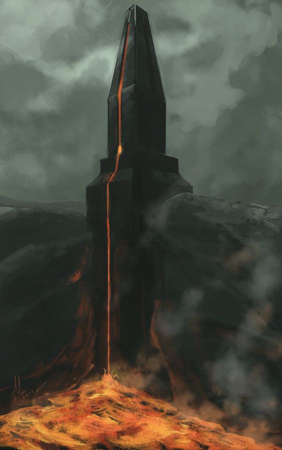 Star Wars Rebels Vaders Castle / fortress on Mustafar