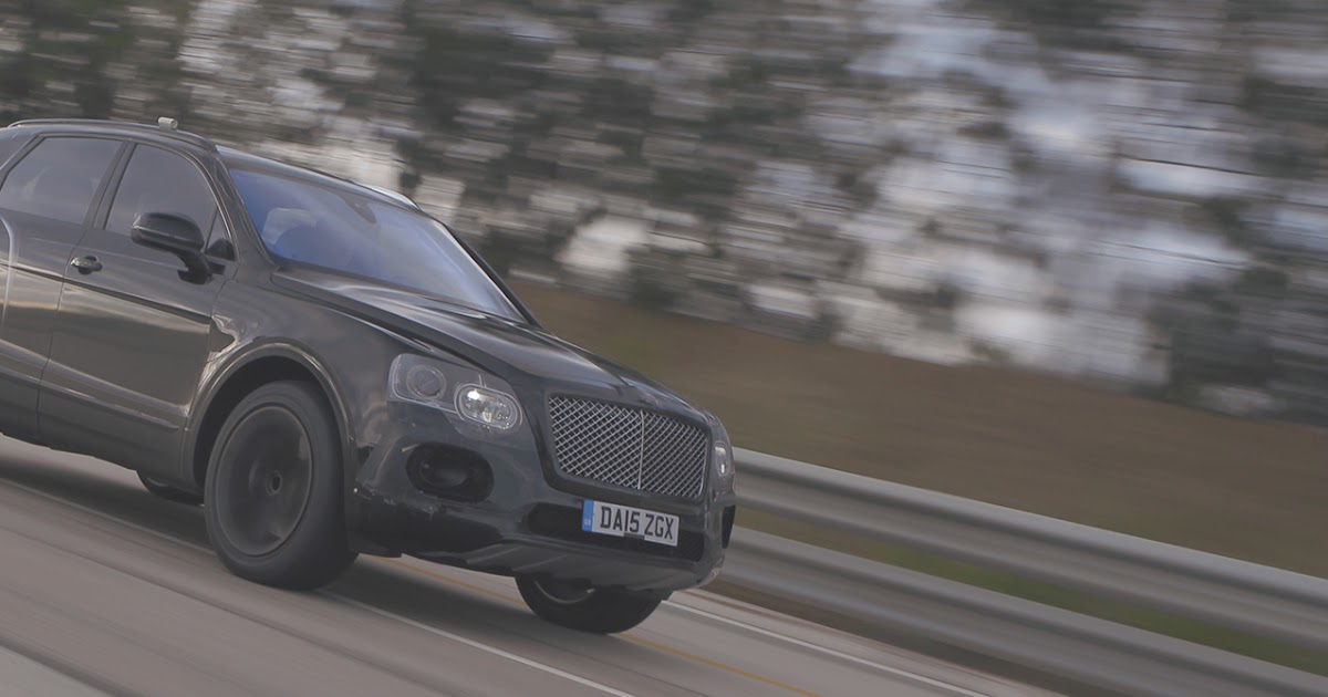 Bentley Bentayga Frankfurt 2015