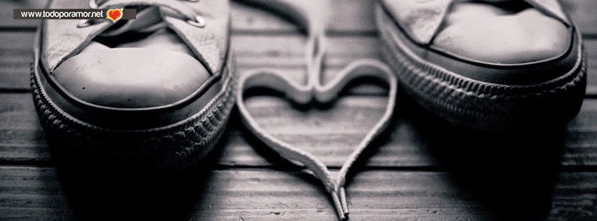 Portadas de amor expresados en zapatillas