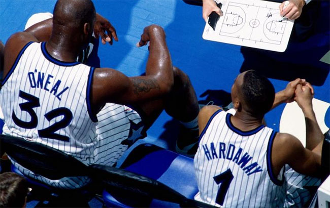 Magic trio of Shaquille O'Neal, Penny Hardaway, and Nick Anderson