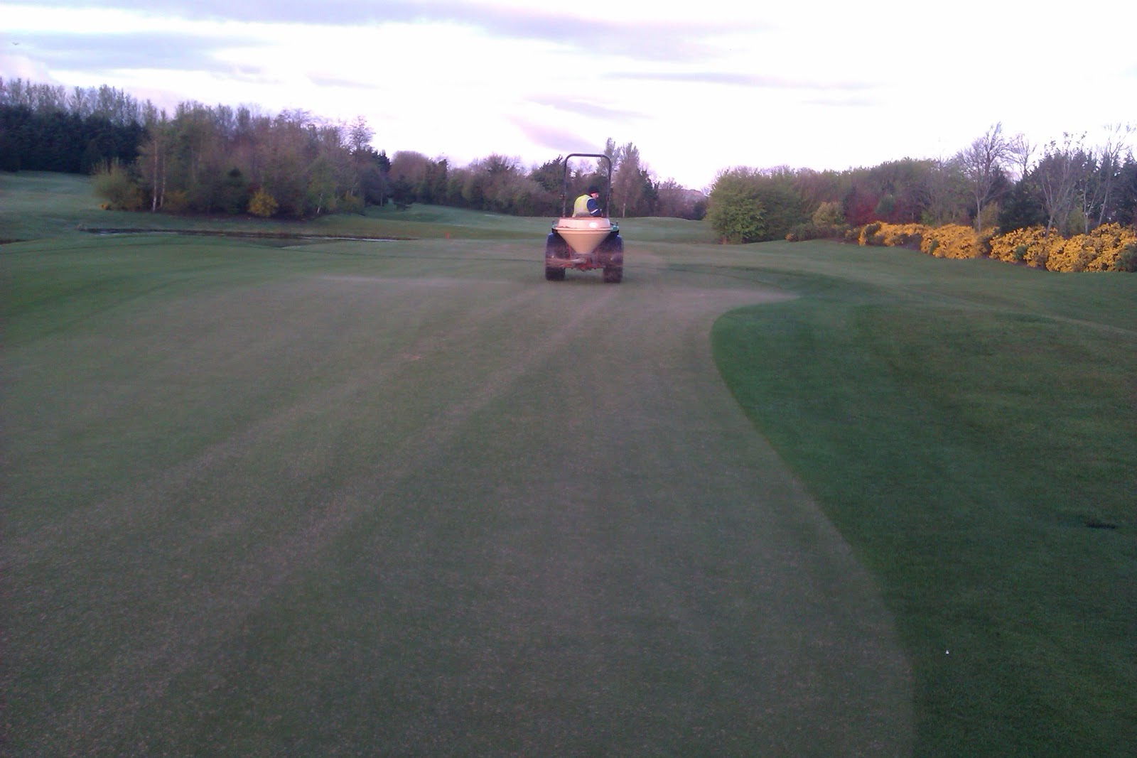 Citywest Resort Golf Club Department Of Agronomy Top dressing greens