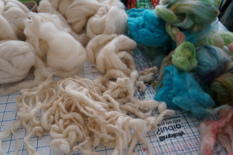 Ginger Wilson Dyeing wool roving with Koolaid
