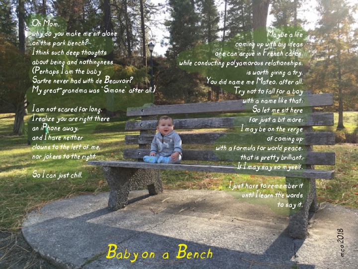 The Trash Whisperer Baby On A Bench