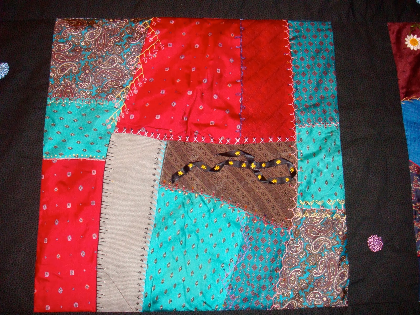 Hand Made Karma Laura's Crazy Quilt
