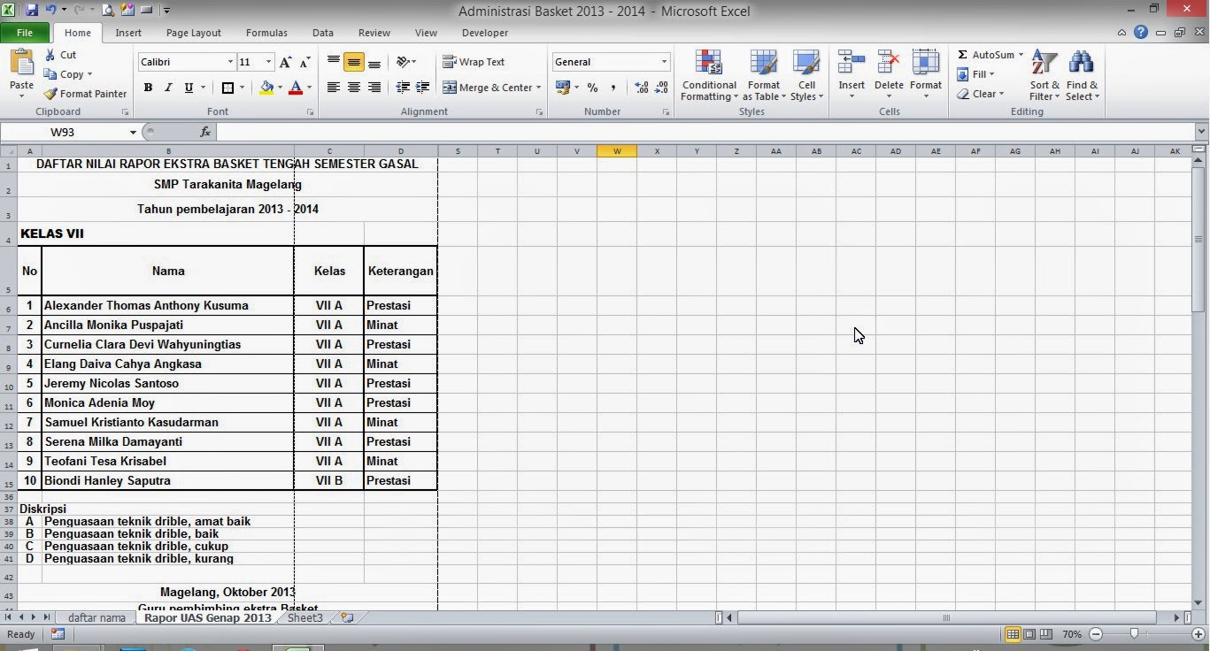 Cara Mencetak Dokumen Microsoft Office Excel 2010 Berdasarkan Pengaturan Set Print Area