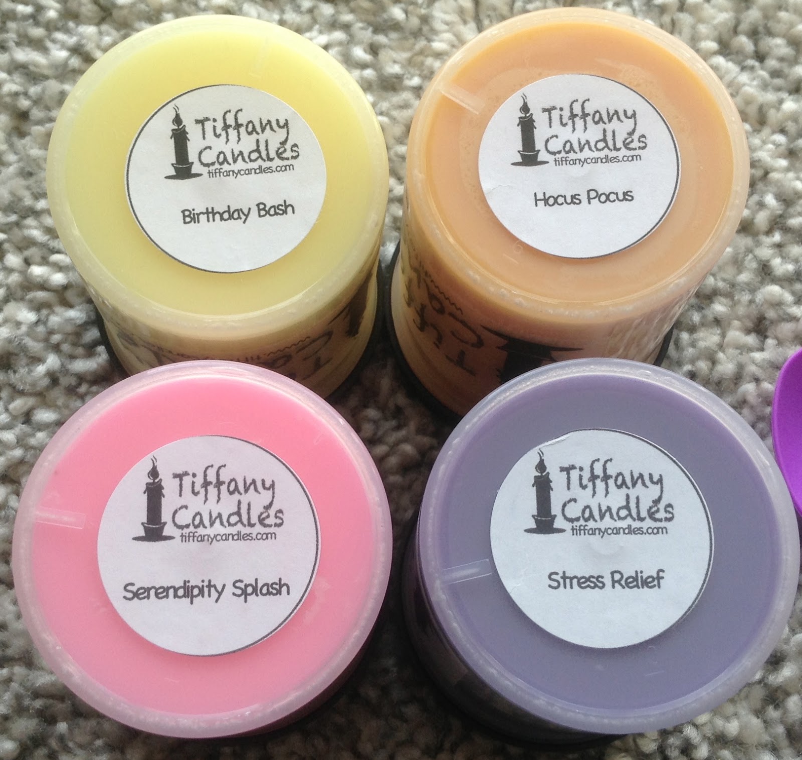 Dreams of scented wax Small Tiffany Candles haul