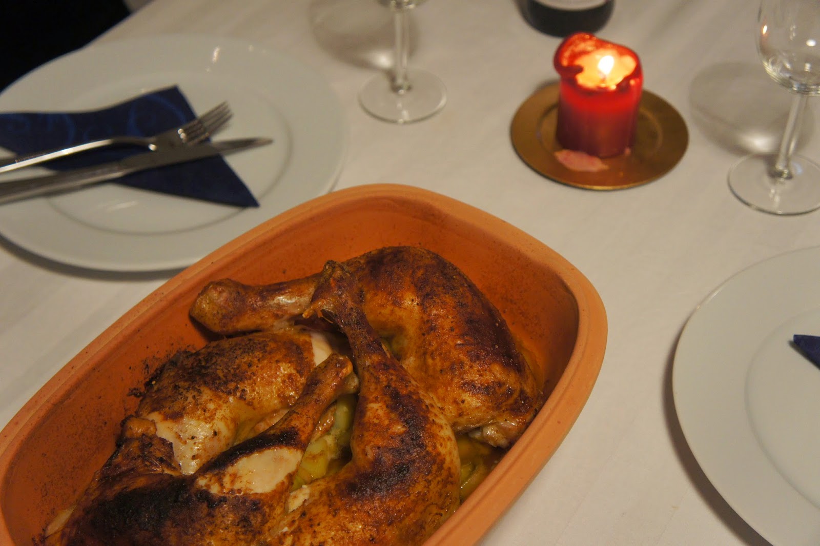 REZEPT: Hähnchenschenkel im Römertopf ♥ Ein glutenfreier Blog