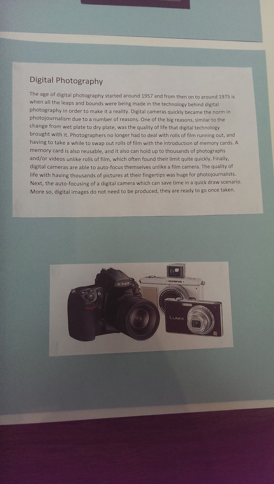 History of Photojournalism Technology Timeline