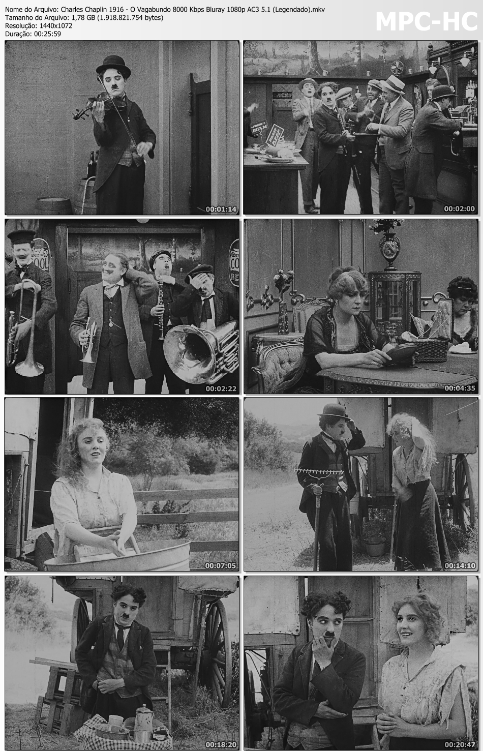 O VAGABUNDO (REMUX/LEGENDADO/1080P) - 1916 Chaplin%2B1916%2B00a