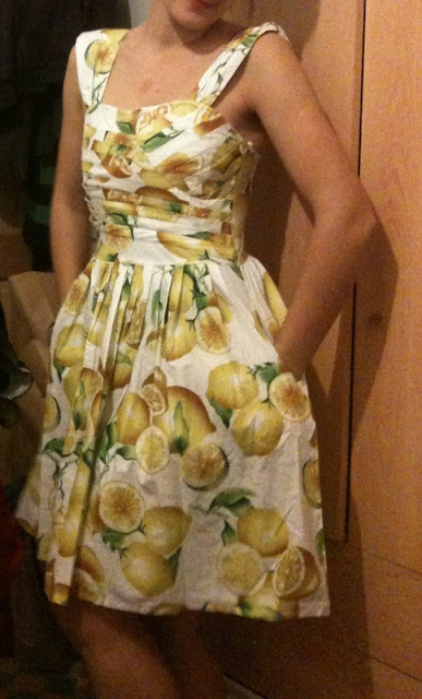 summer lemonade, limon dress, dress, vestidos de verano