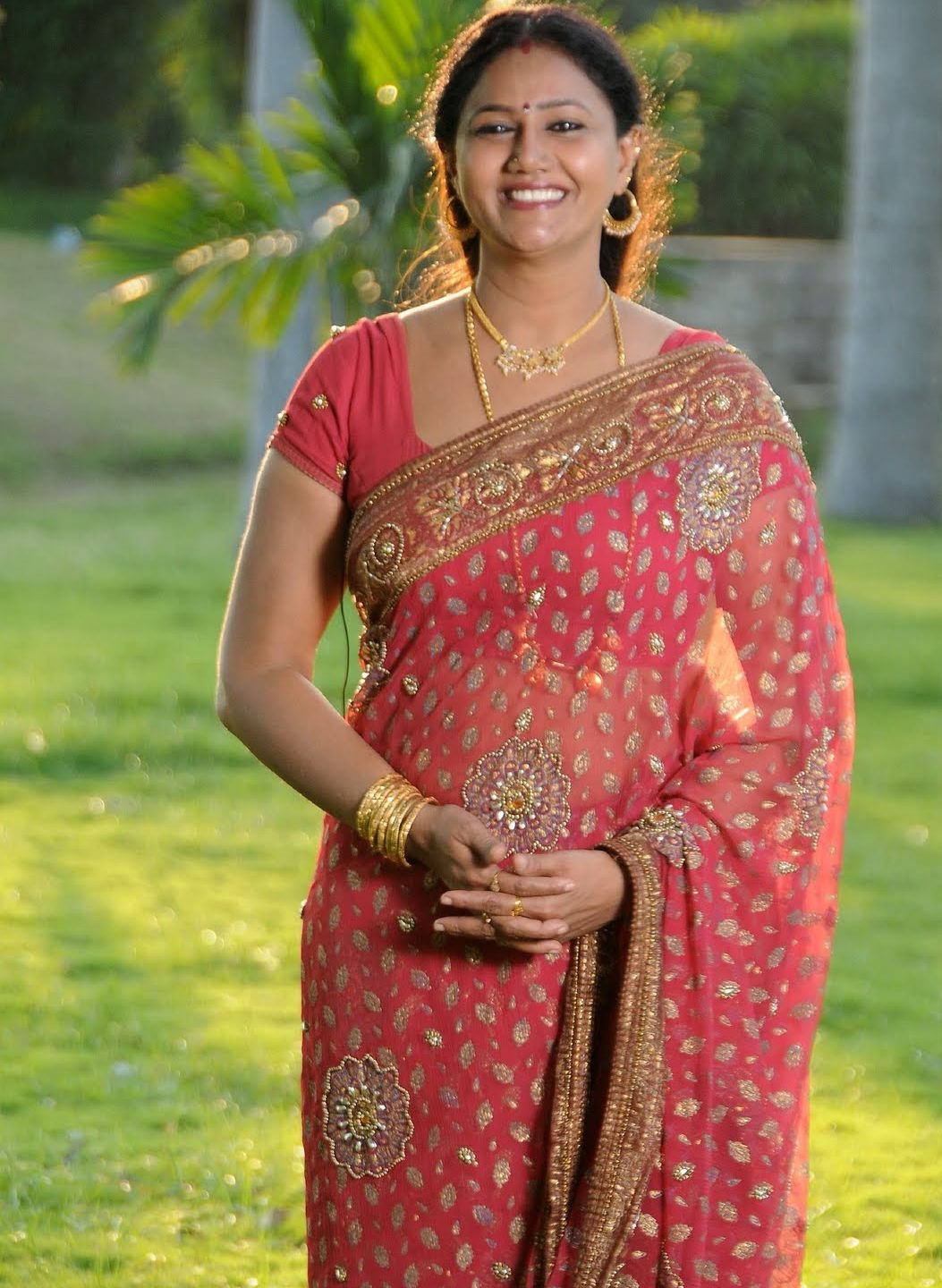 Hot Actress Raksha In Saree Hot Stills Cinehub