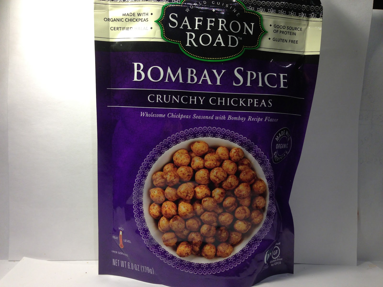 Crazy Food Dude Review Saffron Road Bombay Spice Crunchy Chickpeas