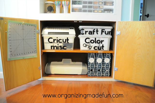 Organizing Crafts Cricut machine