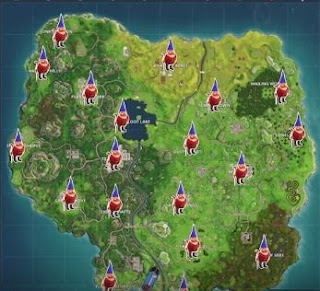 All Gnomes Location, Guide Fortnite Battle Royale