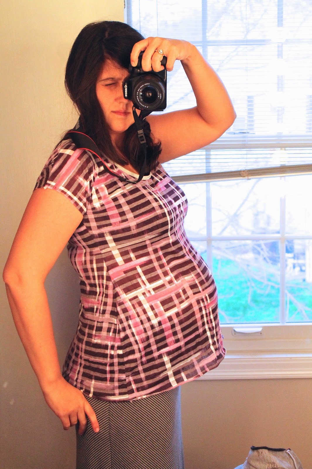 The Itinerant Seamstress Maternity tee tutorial 3 ways to sew it