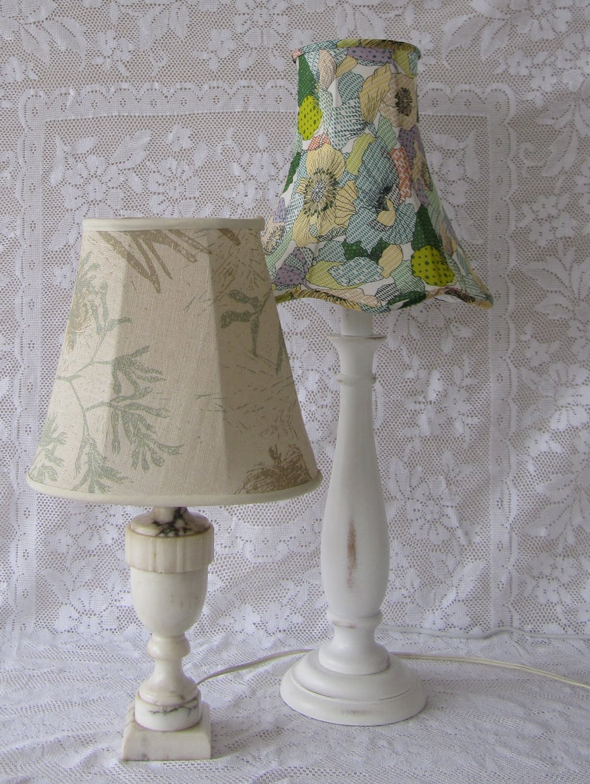 Lampshade Tutorial, How To Recover Fabric Lampshade