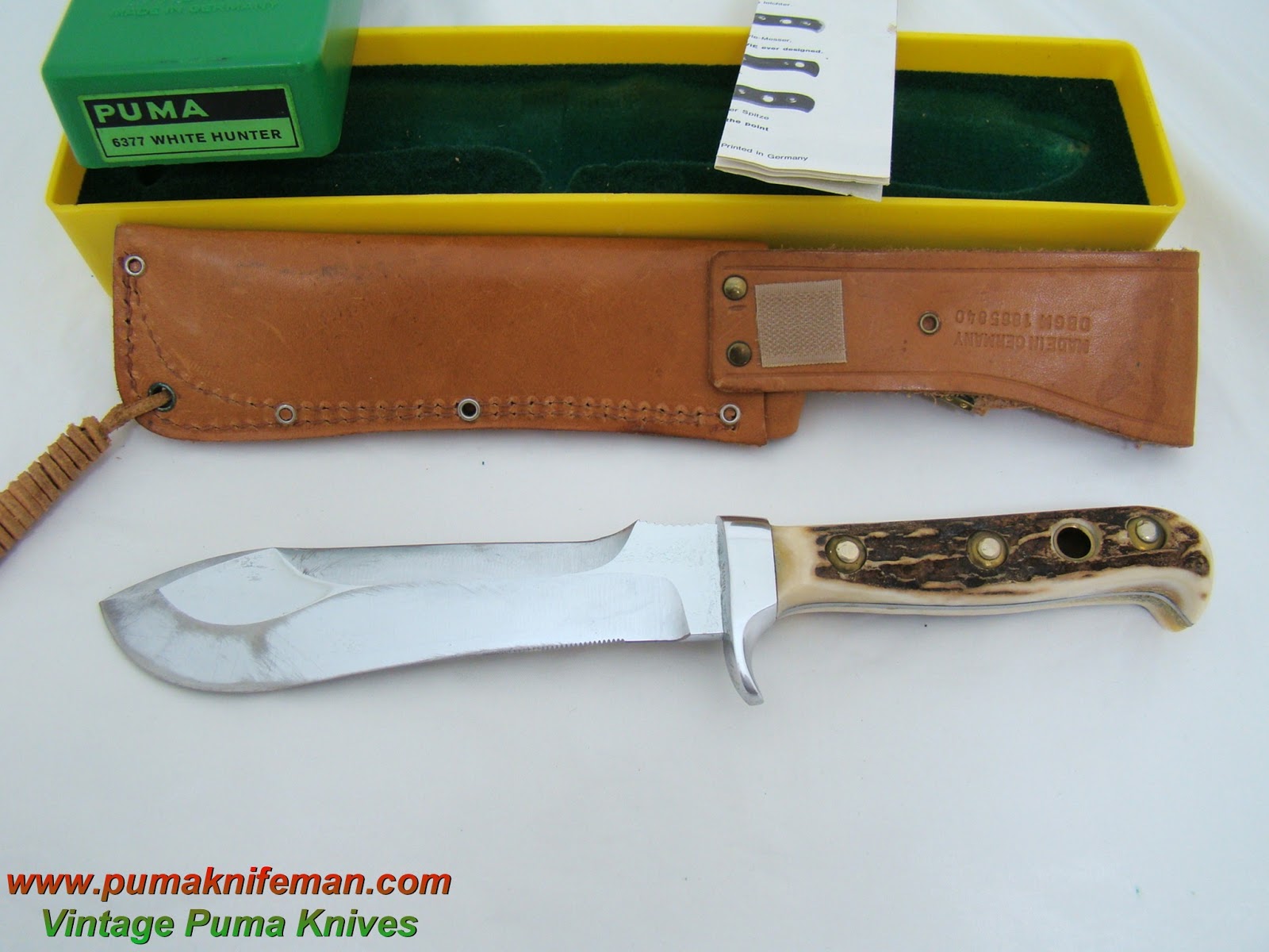 Puma White Hunter 6377 Serial Number