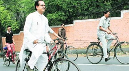 Image result for shivraj sarkar In Cycle reely
