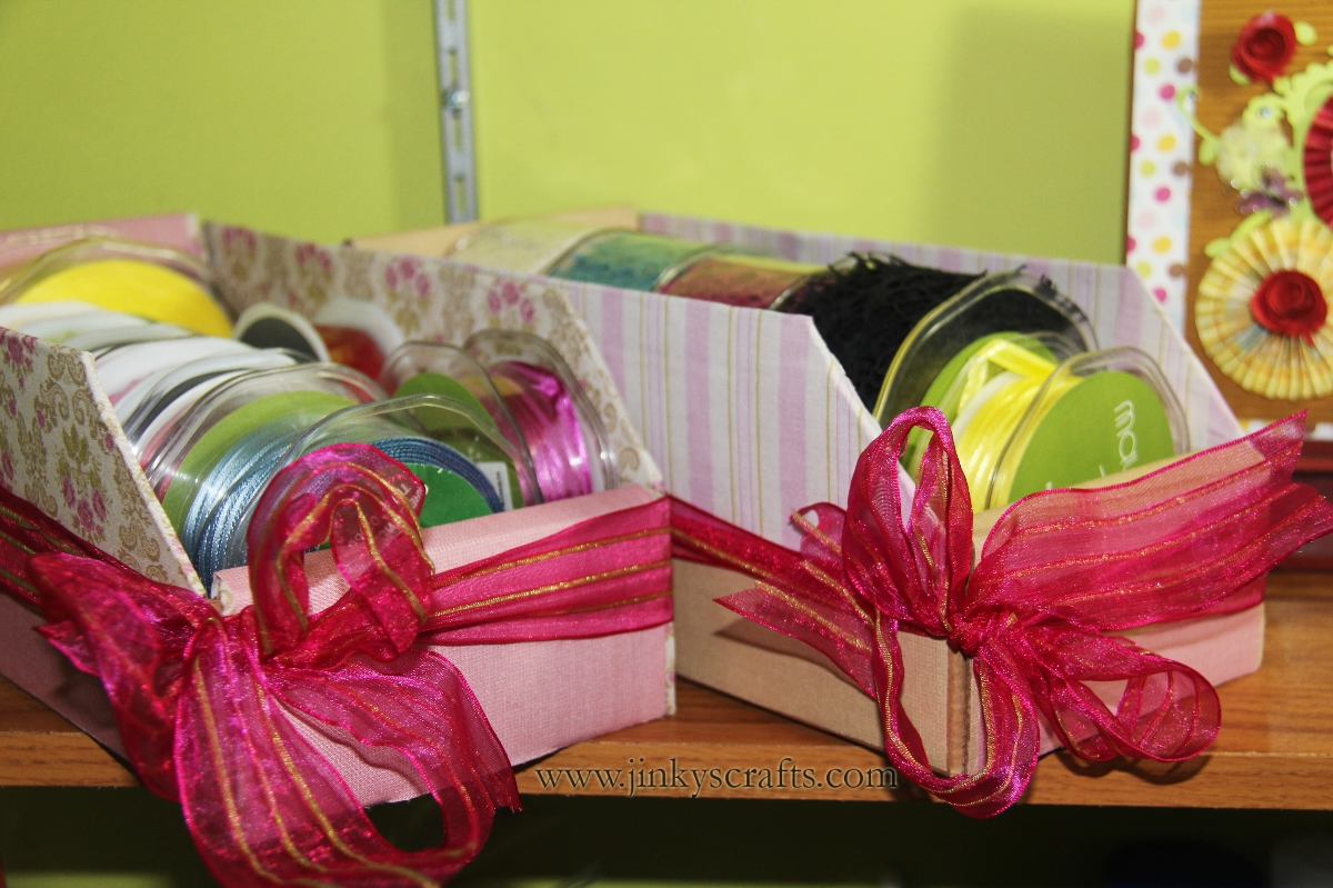 Jinky's Crafts & Designs DIY Ribbon Organizer