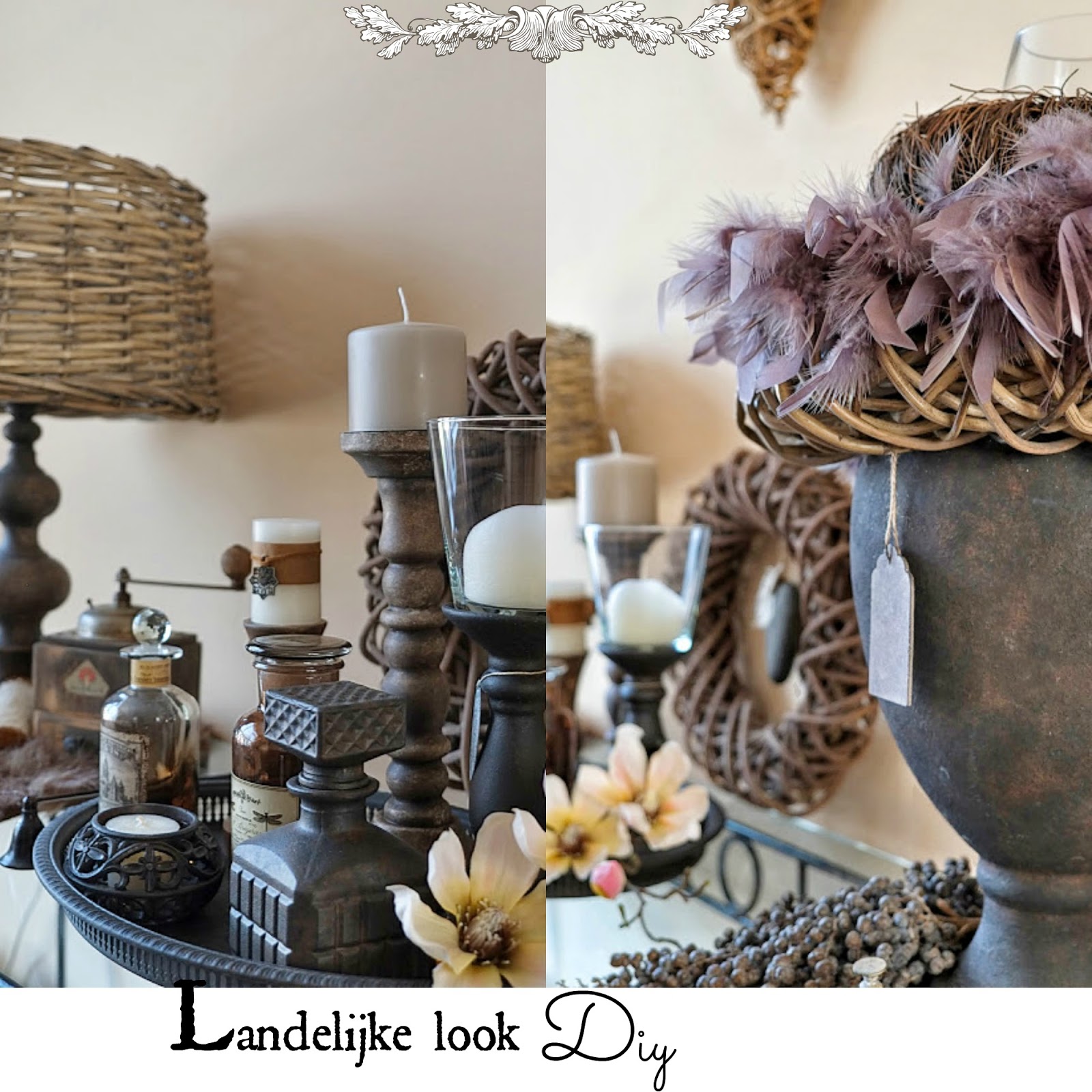 dennenboom vrek Woedend Landelijke look - Diy. – ElsaRblog