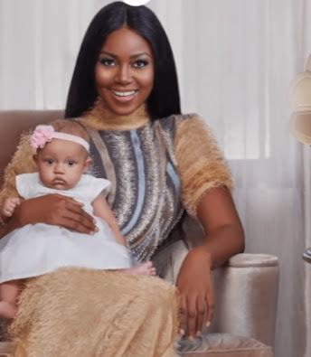 yvonne nelson baby daughter face