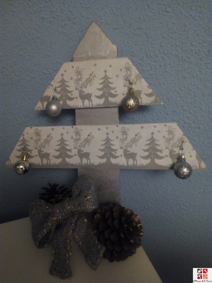 arbol de navidad de madera