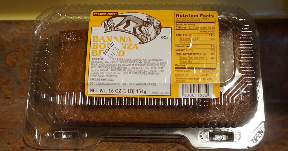 Exploring Trader Joe's Trader Joe's Banana Bonanza Bread