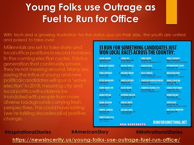 Young Folks Use Outrage As Fuel to Run for Office - New Sincerity