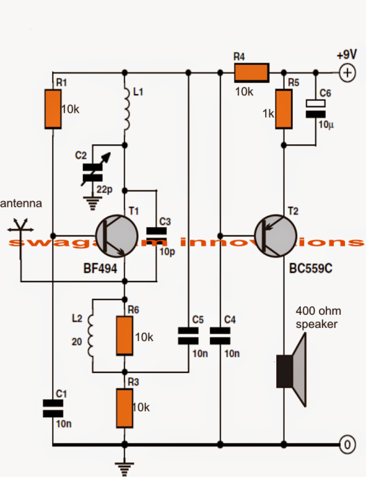 Fm Receiver Circuit Diagram Using Transistor