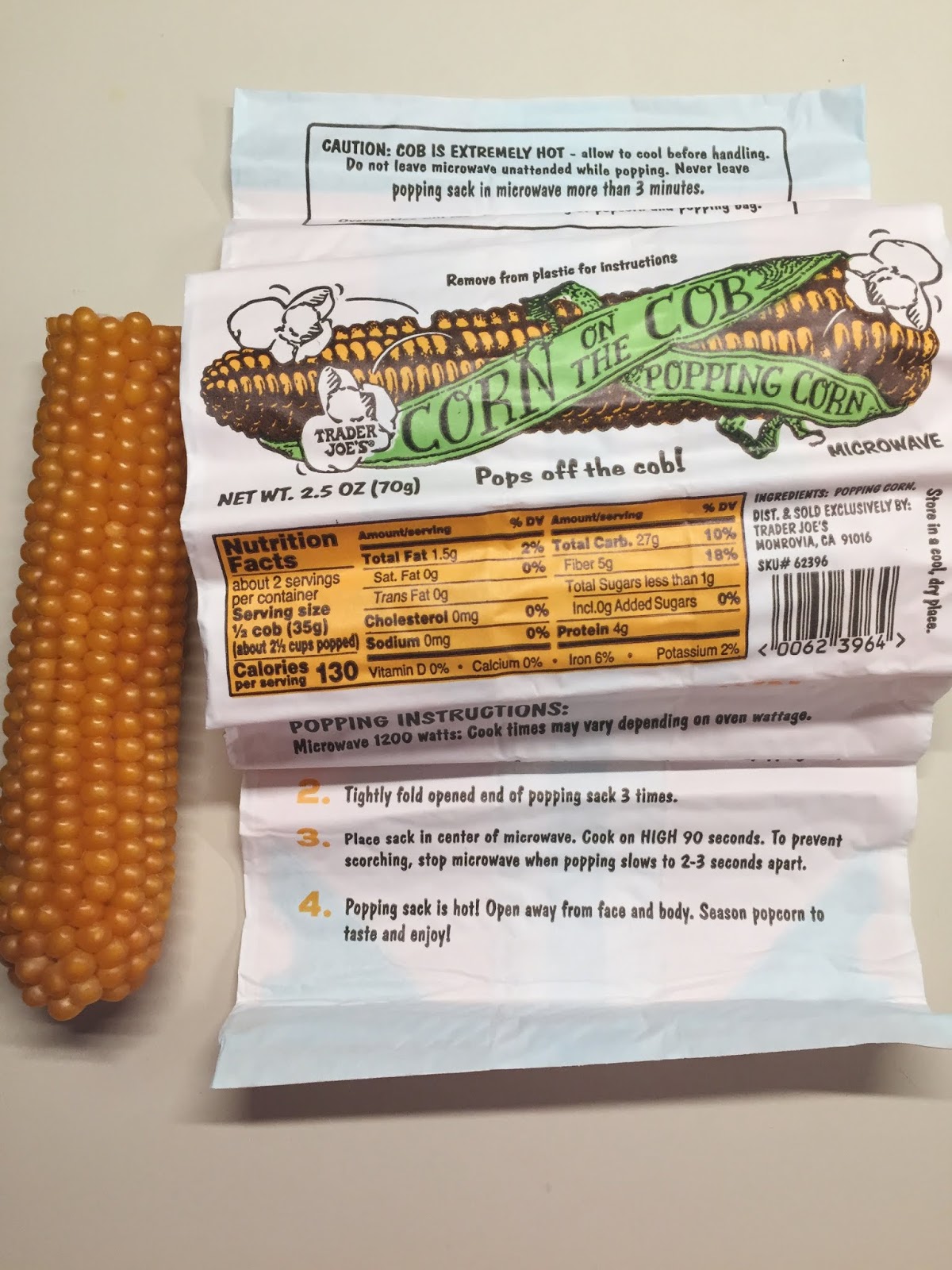Trader Joe's Corn On the Cob Popping Corn