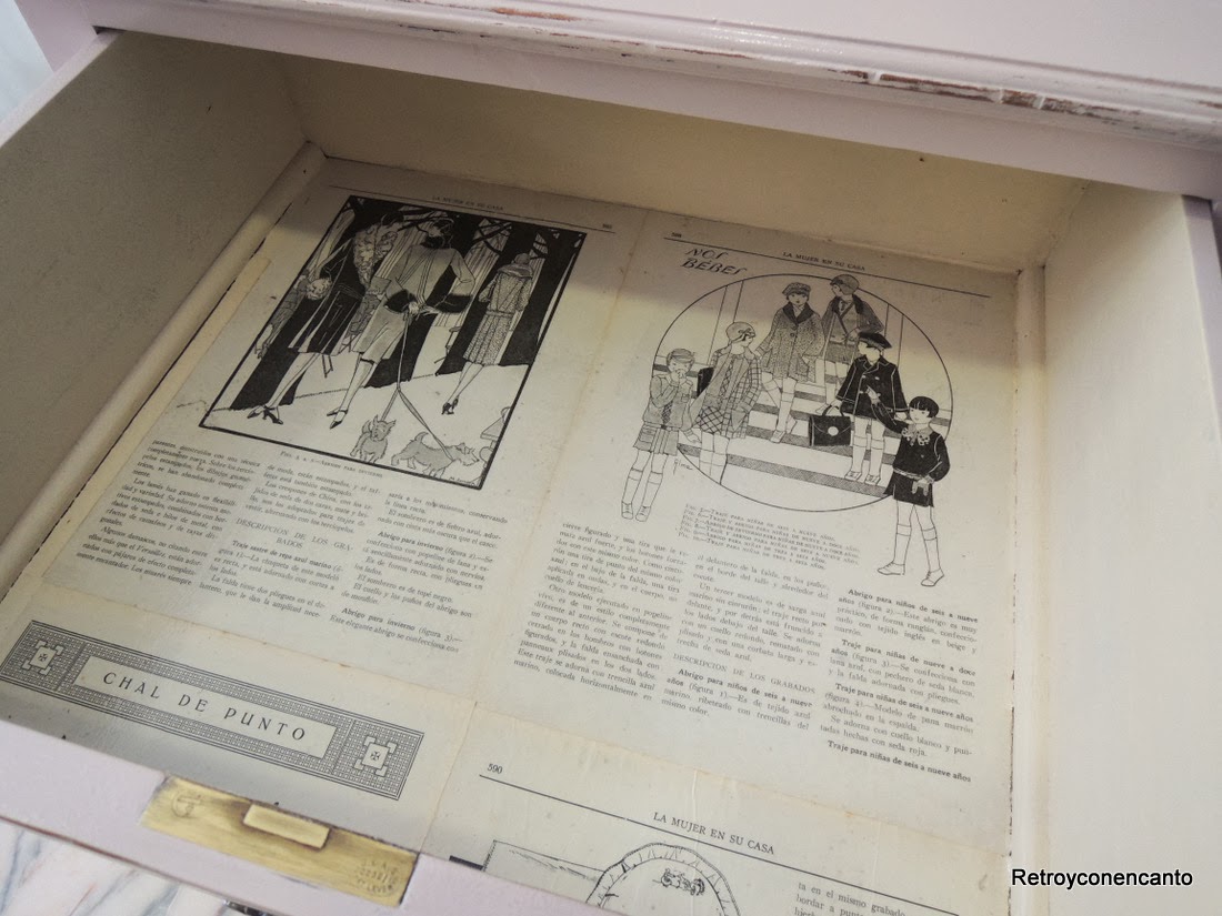 Rastro con encanto: Tocador Rosa Marfil