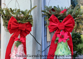 Eclectic Red Barn: Dollar Tree Belsl - dressed up