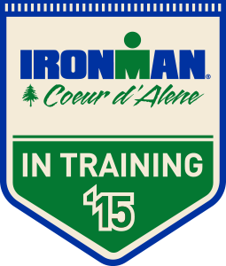 My Coeur d'Alene Ironman Training Badge