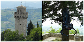 Terceira Torre vista da Segunda Torre - San Marino