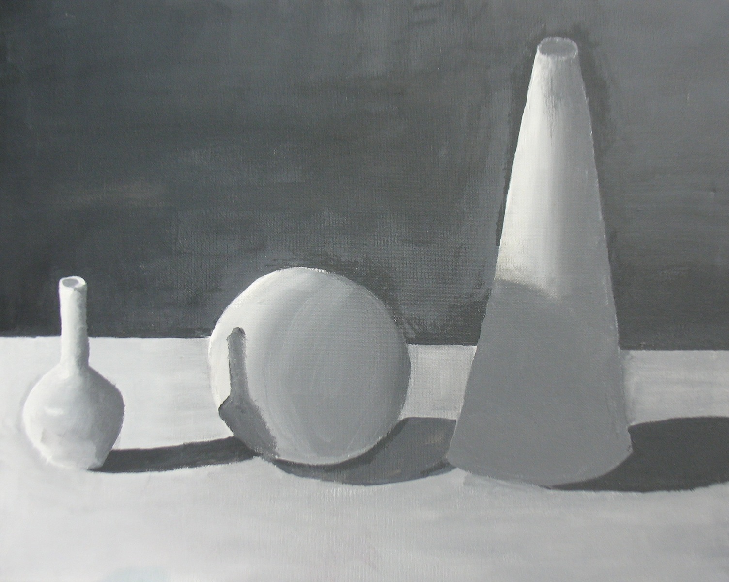 Introduction to Studio Art Project 9 White Object Painting