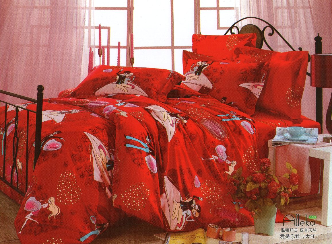 In Magenta Shop Sprei dan Bed Cover Sprei Katun Jepang JVJ 577