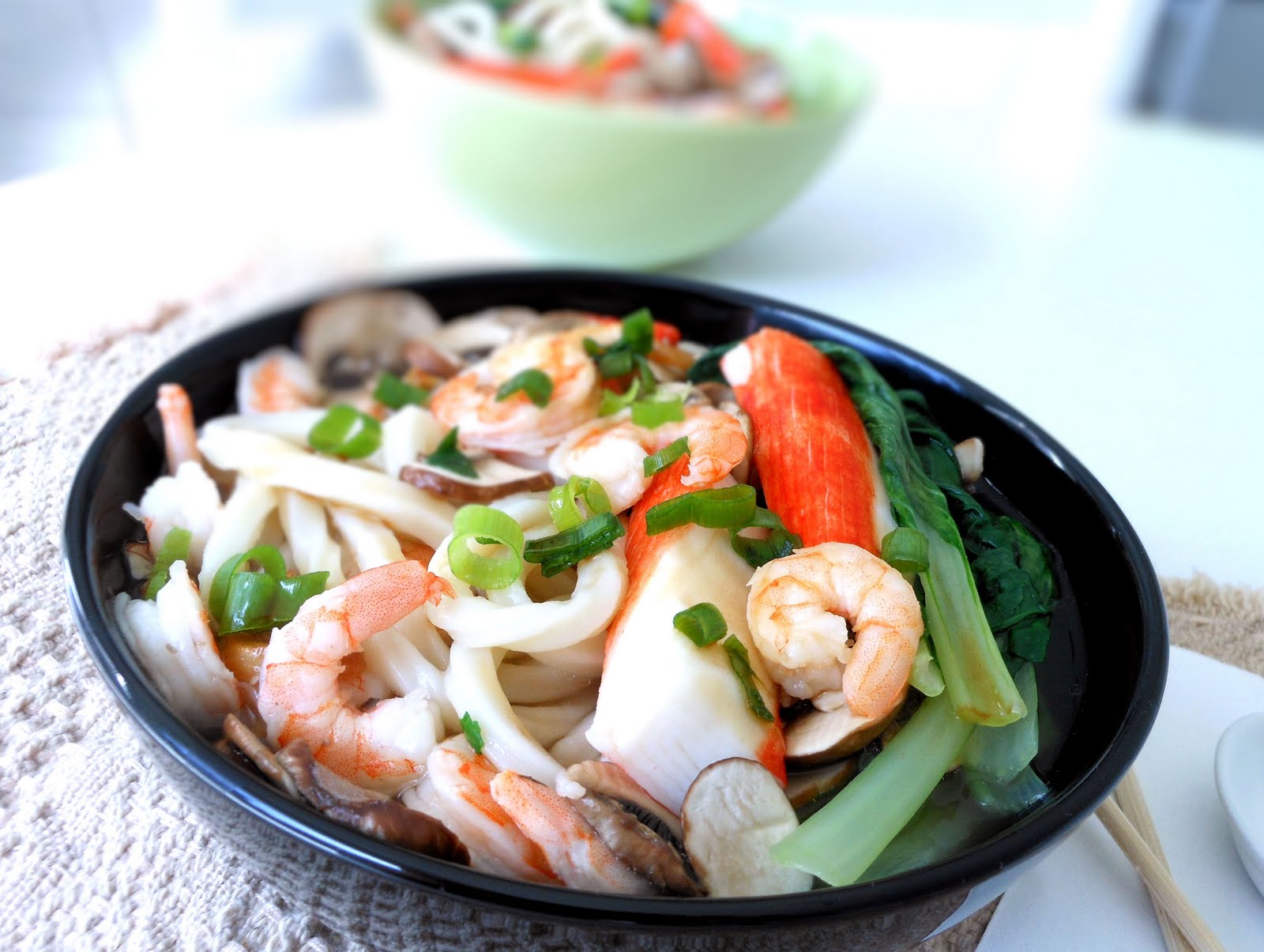 Lemongrass Shrimp And Miso Udon Soup Recipe — Dishmaps
